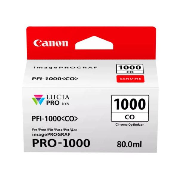 Canon Cartuccia Inchiostro Chroma Optimizer CO PFI-1000 x Stampante Canon ImagePrograf PRO-1000 Canon Cartuccia Inchiostro Chroma Optimizer CO PFI-1000 x Stampante Canon ImagePrograf PRO-1000